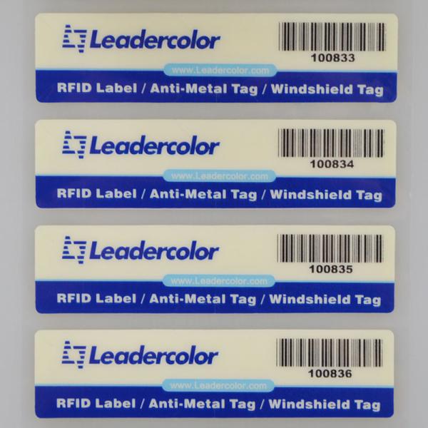 Buy cheap Windshield Anti Transfer RFID Label Sticker For Vehicle Management from wholesalers