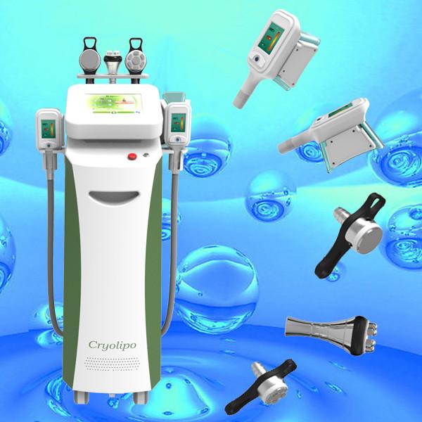 Buy cheap SPA/Home use,5 handles RF Cavitation Cryolipolysis machine for weight loss,wrinkle removal from wholesalers
