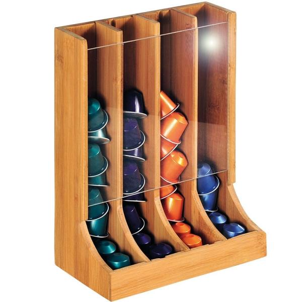 Buy cheap newest bamboo k cup dispenser coffee pod storage drawer from wholesalers
