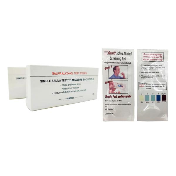 Buy cheap 99% Specificity Saliva Alcohol Test Strips Accuracy Home Use from wholesalers