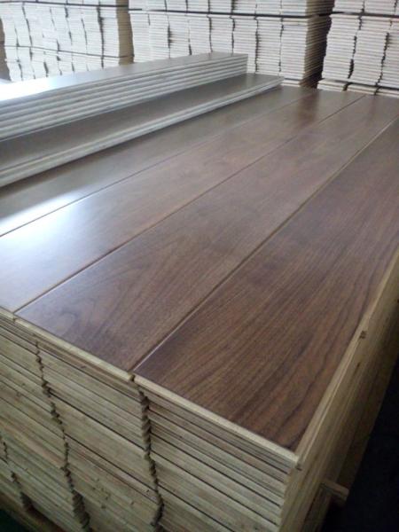 Buy cheap Premium Wide Plank American Walnut Engineered Flooring, Single Strip from wholesalers