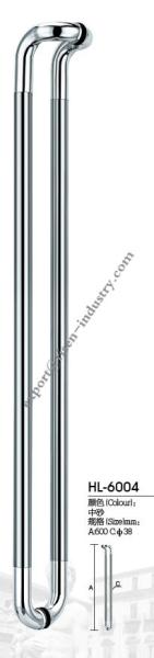 Buy cheap Stainless steel door handle HL6004, dia38 X 600 from wholesalers