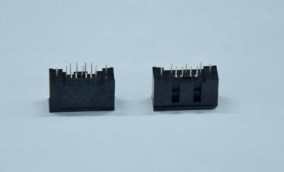 Buy cheap SATA 7p Male DIP 180° Au 30u'' Plated Wire to Board Connector from wholesalers