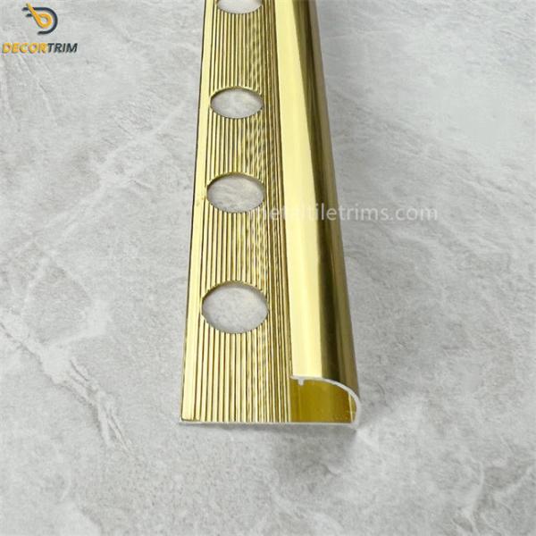 Buy cheap 2.5m 3m Aluminium Tile Trim Flexible Corrosion Resistant from wholesalers