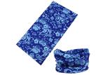 Travel Pansy Blue UV Headwear Microfiber 100% Polyester 25*50 CM