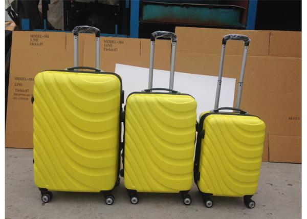Buy cheap Colorful Carry On ABS Trolley Luggage Zipper Framed Waterproof With Iron Trolley from wholesalers