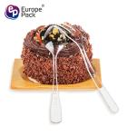 Amazon top seller 2019 clear PS cute dessert disposable spoon fork set