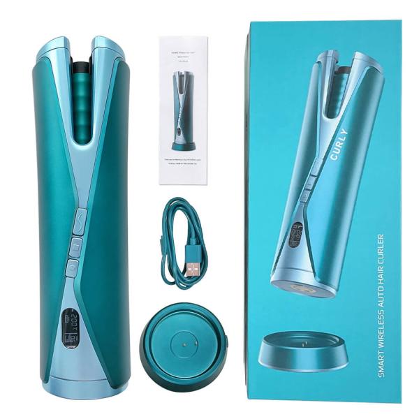 Buy cheap PTC Cordless Hair Curler , Music Auto Curling Iron USB Travel Rechargeable Hair Curlers from wholesalers
