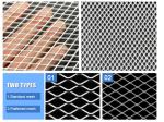 Silver Aluminum Metal Expanded Metal Mesh