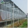 Buy cheap Mulit Span 9.6m Galvanized Commercial Glass Greenhouse from wholesalers