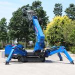 16m Max Lifting Height Spider Crawler Crane 360 Degree Swivel CE Certified