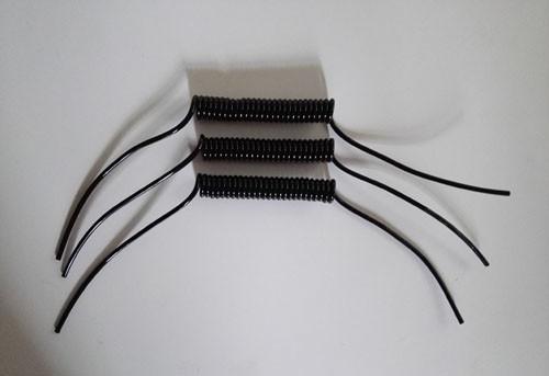 Buy cheap Black Standard 3inch Length Cord Diametre 3.0mm Wire-reinforced Coiled Tethers from wholesalers
