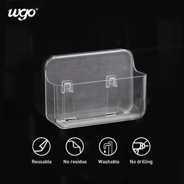 Buy cheap Damage Free Mounting Medium Shower Caddy Clear Bathroom Fittings from wholesalers