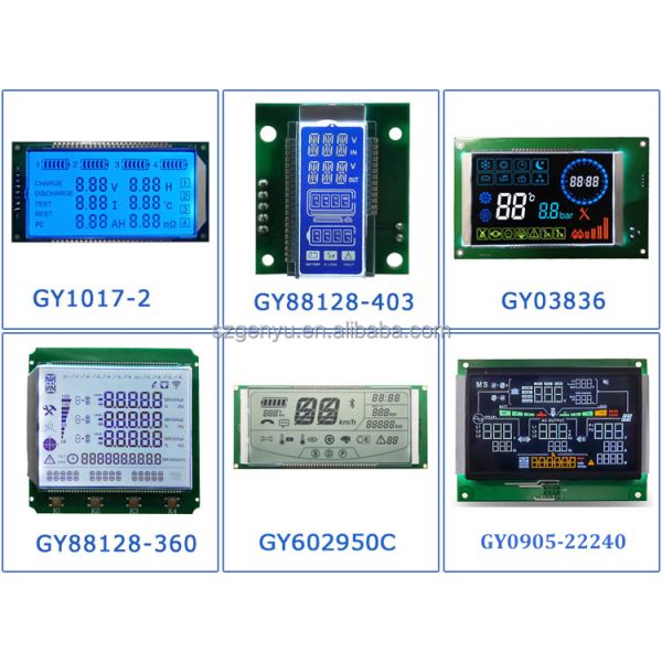 LCD Polarizer Transmissive/Transflective/Reflective Custom Monochrome 7 Segment LCD Dot Matrix COB Display Module Board