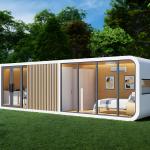 Competitive Price Outdoor Modular 20ft Tiny Homes Apple House Office Pods Coffee
