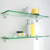 Buy cheap Modern Grey Extra Clear Frosted Polished Glass Shelves with Flat Polished Edge 8mm 10mm from wholesalers