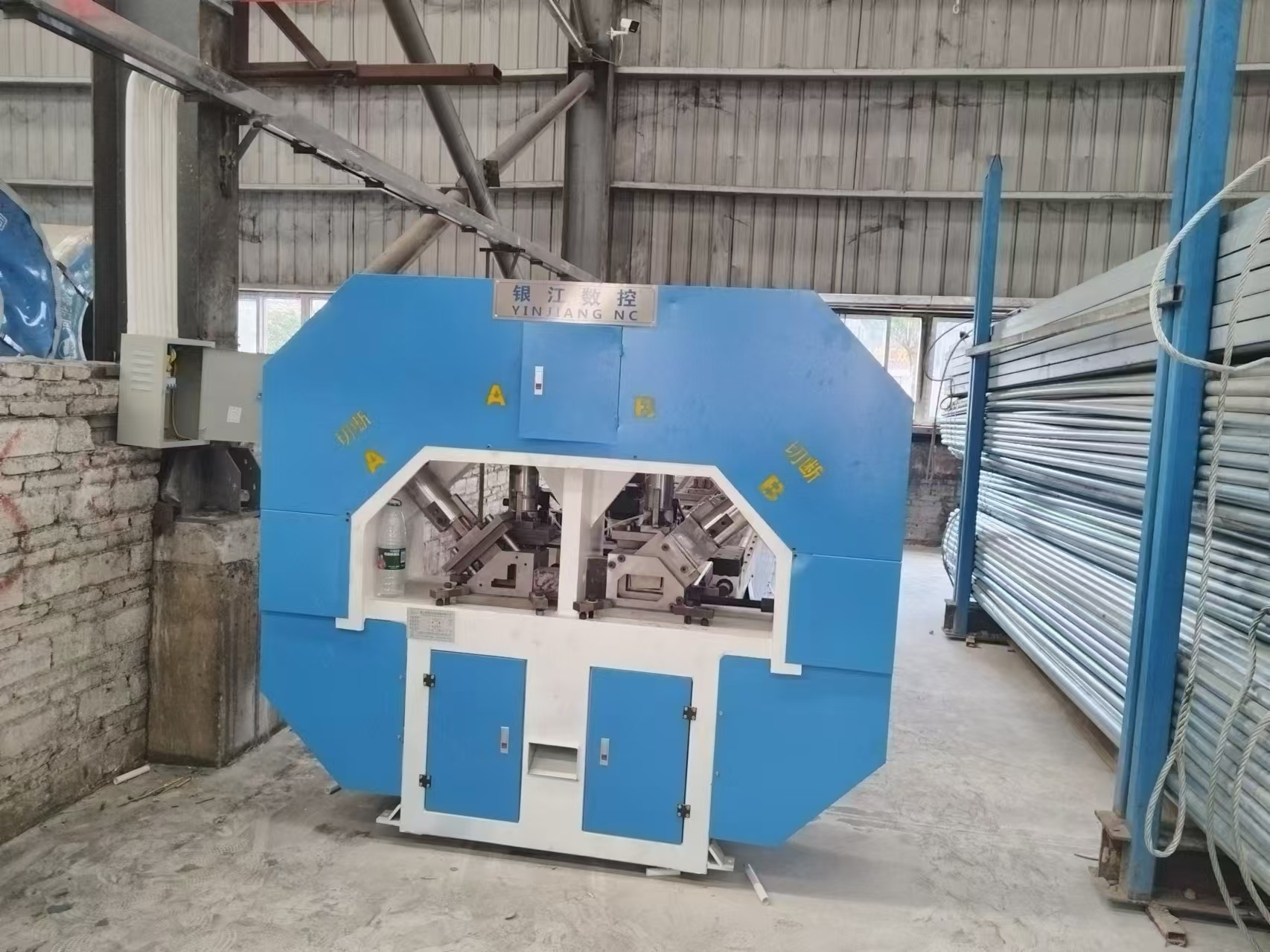 2 Shearing Stations And 3-6 Punching Stations H-beam Stamping Parts Punching And Shearing Equipment For Industrial Applications
