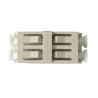 Buy cheap Duplex LC Fiber Optic Adapter High Step Multimode Type Without Flange from wholesalers
