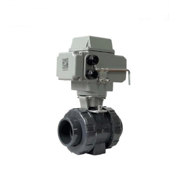 Buy cheap Plastic UPVC Electric Ball Valve Thread Connection For Water Acid And Corrosive Liquid from wholesalers