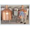 Buy cheap Industrial Fermentation Tank Small Beer Brewery Equipment Red Copper Material from wholesalers