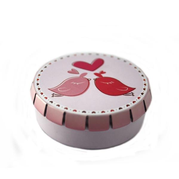 Buy cheap Small Round Metal Click Clack Box for Chocolates from wholesalers