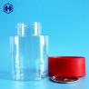 Buy cheap Empty Red Lid Oval 716ML 24OZ Clear Plastic Cans from wholesalers