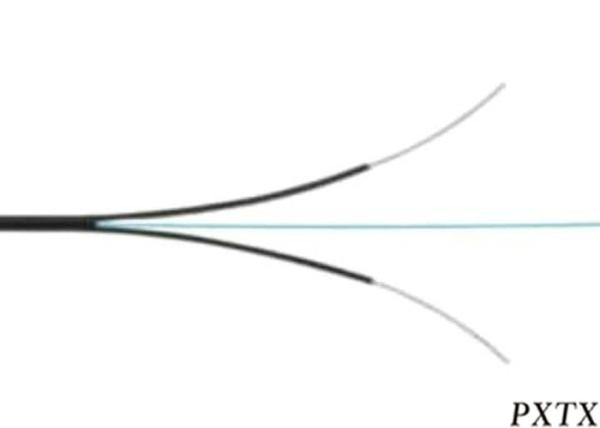 Quality Fiber Optic FTTH Drop Wire 2 Core Flat Cable Corning Indoor Outdoor Fiber Cable for sale