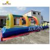 Buy cheap PVC Inflatable Water Slide Double Lane Slip And Slide For Church Events from wholesalers