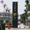 Buy cheap Custom Parking Pylon Sign Boards Stainless Steel Free Standing from wholesalers