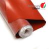Buy cheap Silicone Rubber Coated Fiberglass Cloth / Silicone Impregnated Fiberglass Cloth / Silicone Coated Glass Fiber Fabric from wholesalers
