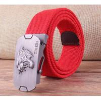 Buy cheap Fashion Soft Fabric Women Web Belt Flexible 100cm 105cm Prong Buckle product