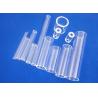 Buy cheap Transpaprent Clear Quartz Glass Tube Good Spectral Transmission SiO2> 99.99% from wholesalers