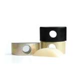 Metal Half Moon Nuts 33mm Cabinet Hardware For Flat Packed Furniture