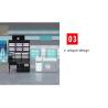 Buy cheap Fashionable Cosmetic Store Furniture Kiosk Customized Non Toxic Material from wholesalers