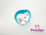 Multi Color 110g Silicone Ceramic Dog Feeding Bowls