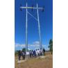 Buy cheap Painting Steel Tube Tubular Pole Galvanized Powder Coating from wholesalers