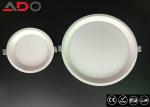 Recessed Anti - Glare LED Round Panel Light 22 Watt SMD2835 3000K 80Ra