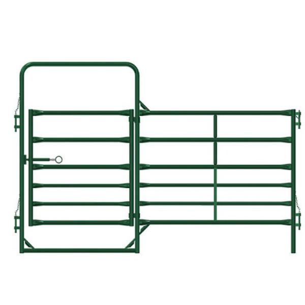 Buy cheap Power Coated Cattle Panel Pipe Fence 1.8m High Low Carbon Steel from wholesalers