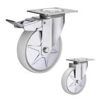 Buy cheap Dustproof 6 Inch 660lbs Loading Industrial Casters With Steel Cover product