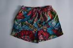Flower Athletic Swim Trunks With Mesh Water Repellent Elastic Waistband