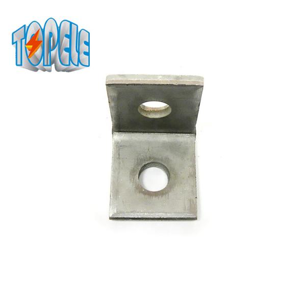 Buy cheap 2 Hole End Angle 3mm Unistrut Channel Connectors from wholesalers