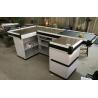 Buy cheap Custom Stainless Steel Table Surface Supermarket Electric Cash Counter from wholesalers