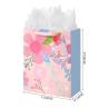 Buy cheap Custom Color Accepted Fashion Flower Printing Fancy Shopping Paper Bags For Presents from wholesalers