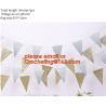 Buy cheap 8''*10'' rectangle burlap banner natural with lace, 3.3M Vintage Jute Hessian Burlap Bunting Banner Party Photography Pr from wholesalers