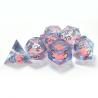 Buy cheap Pink Flow Sand Blue Crystal Resin Dice Multi Sided Handmade from wholesalers