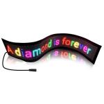 Buy cheap Brightness 800-1100 cd/m2 Portable USB Full Color Scrolling LED Panel for Shop Car from wholesalers
