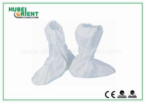 Wholesale Breathable Disposable Medical Boot Cover , Plastic Shoe Covers For Hospital Lab from china suppliers
