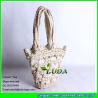 Buy cheap LUDA cheap natural straw bags cornhusk handwoven lace handbags from wholesalers