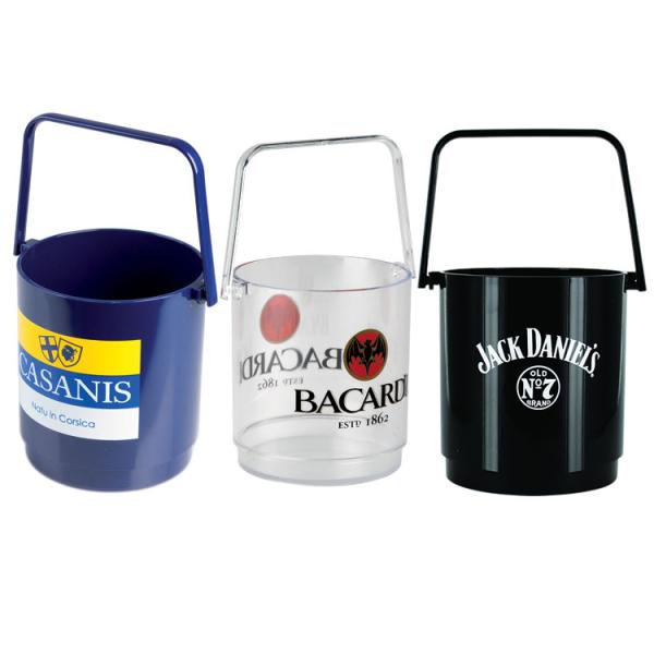 Buy cheap Vintage Plastic Bacardi Champagne Cooler Bucket Smirnoff French Champagne Bucket from wholesalers
