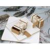 Buy cheap Mini Luggage Drawer Wedding Favour Gift Boxes With Kraft Tag from wholesalers